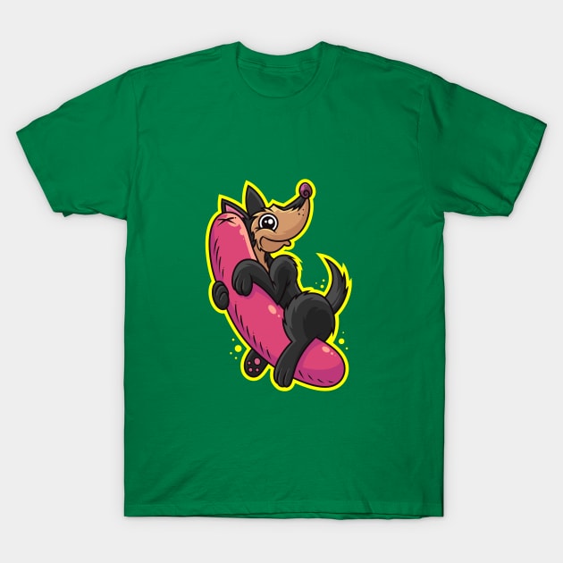 Happy Pup 2 T-Shirt by ArtisticDyslexia